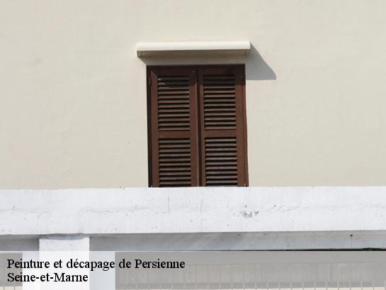 Peinture et décapage de Persienne 77 Seine-et-Marne  Entreprise Desimpel 77