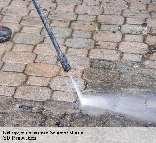 Nettoyage de terrasse Seine-et-Marne 