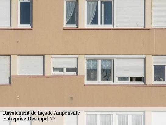 Ravalement de façade  amponville-77760 Entreprise Desimpel 77