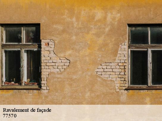 Ravalement de façade  aufferville-77570 Entreprise Desimpel 77