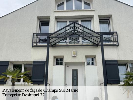 Ravalement de façade  champs-sur-marne-77420 Entreprise Desimpel 77