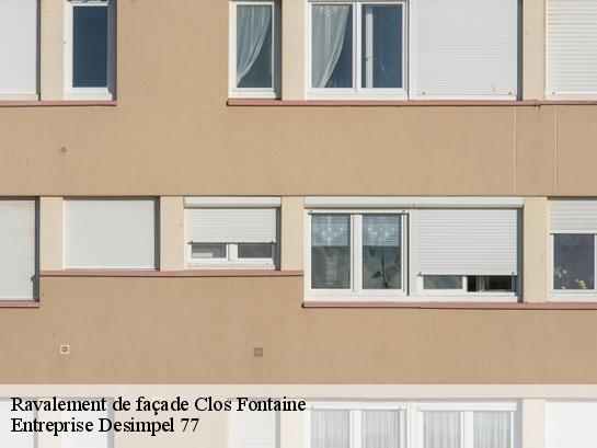 Ravalement de façade  clos-fontaine-77370 Entreprise Desimpel 77