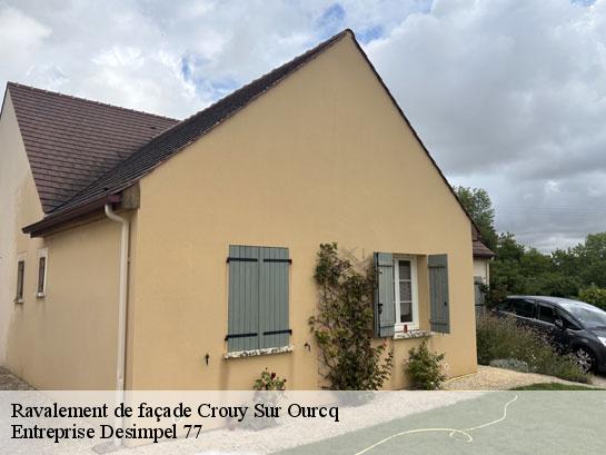 Ravalement de façade  crouy-sur-ourcq-77840 Entreprise Desimpel 77