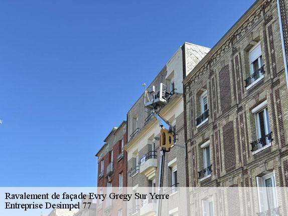 Ravalement de façade  evry-gregy-sur-yerre-77166 Entreprise Desimpel 77