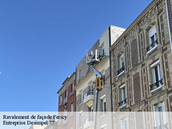Ravalement de façade  fericy-77133 Entreprise Desimpel 77