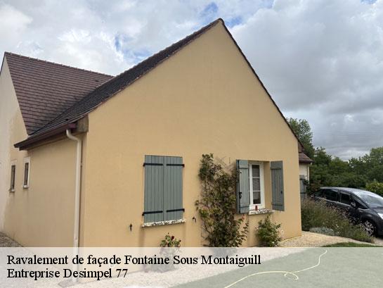 Ravalement de façade  fontaine-sous-montaiguill-77560 Entreprise Desimpel 77