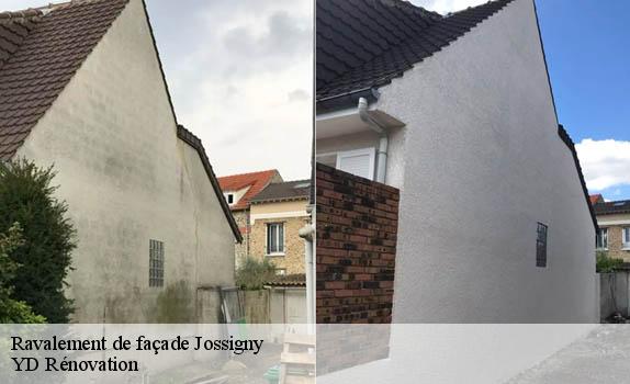 Ravalement de façade  jossigny-77600 YD Rénovation