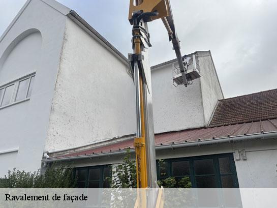 Ravalement de façade  moisenay-77950 Entreprise Desimpel 77