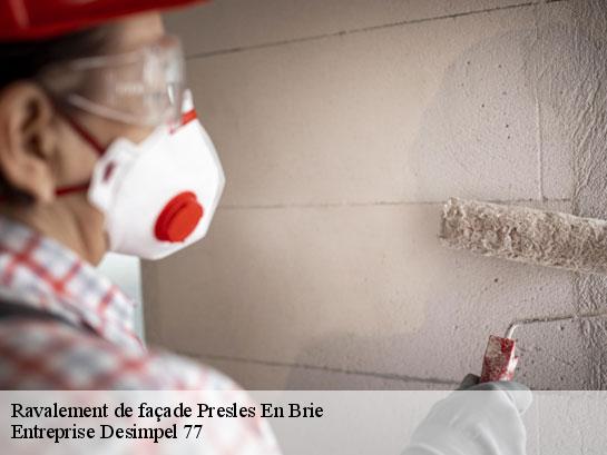 Ravalement de façade  presles-en-brie-77220 Entreprise Desimpel 77