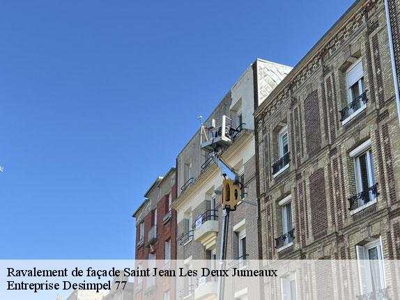 Ravalement de façade  saint-jean-les-deux-jumeaux-77660 Entreprise Desimpel 77