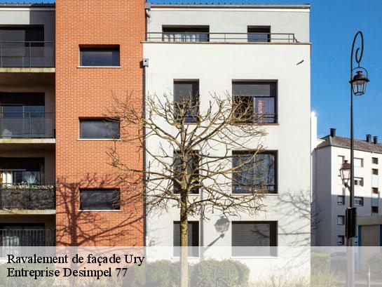 Ravalement de façade  ury-77760 Entreprise Desimpel 77