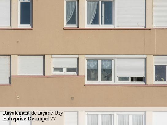 Ravalement de façade  ury-77760 Entreprise Desimpel 77