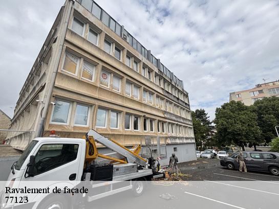 Ravalement de façade  le-vaudoue-77123 Entreprise Desimpel 77