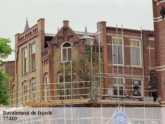 Ravalement de façade  villuis-77480 Entreprise Desimpel 77