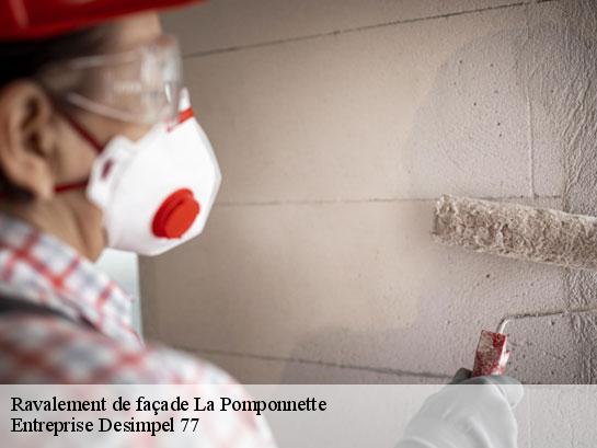 Ravalement de façade  la-pomponnette-77400 Entreprise Desimpel 77