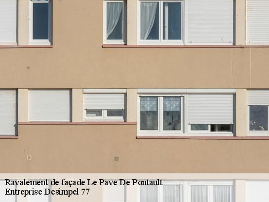 Ravalement de façade  le-pave-de-pontault-77340 Entreprise Desimpel 77