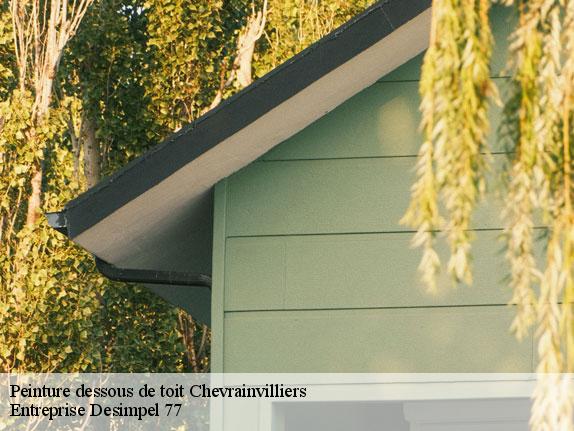 Peinture dessous de toit  chevrainvilliers-77760 Entreprise Desimpel 77