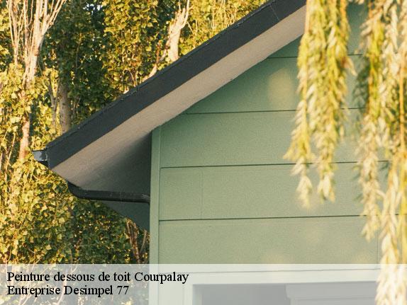 Peinture dessous de toit  courpalay-77540 Entreprise Desimpel 77