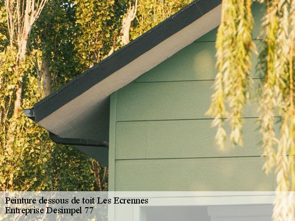 Peinture dessous de toit  les-ecrennes-77820 Entreprise Desimpel 77