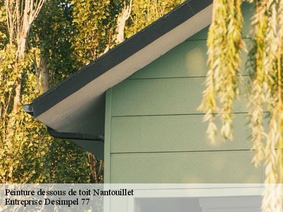 Peinture dessous de toit  nantouillet-77230 Entreprise Desimpel 77