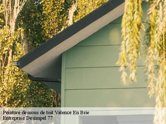 Peinture dessous de toit  valence-en-brie-77830 Entreprise Desimpel 77