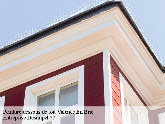 Peinture dessous de toit  valence-en-brie-77830 Entreprise Desimpel 77