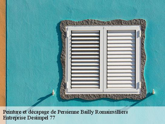 Peinture et décapage de Persienne  bailly-romainvilliers-77700 Entreprise Desimpel 77