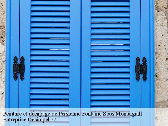 Peinture et décapage de Persienne  fontaine-sous-montaiguill-77560 Entreprise Desimpel 77