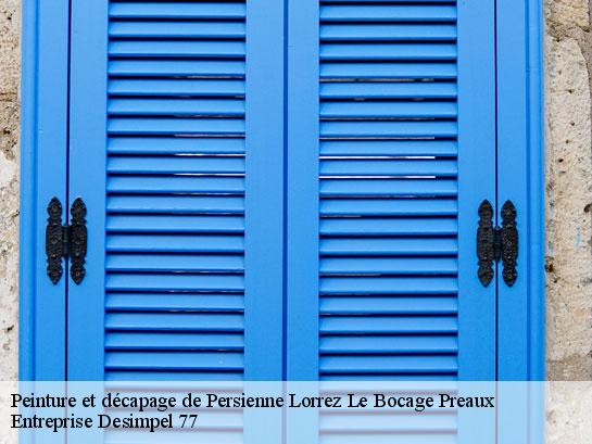 Peinture et décapage de Persienne  lorrez-le-bocage-preaux-77710 Entreprise Desimpel 77