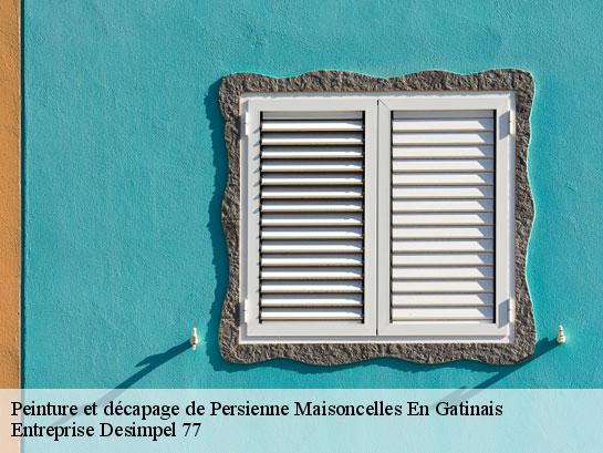 Peinture et décapage de Persienne  maisoncelles-en-gatinais-77570 Entreprise Desimpel 77