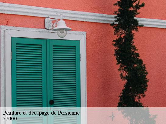 Peinture et décapage de Persienne  la-rochette-77000 Entreprise Desimpel 77