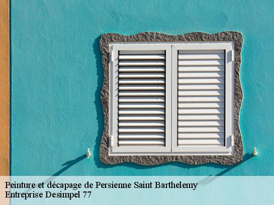 Peinture et décapage de Persienne  saint-barthelemy-77320 Entreprise Desimpel 77