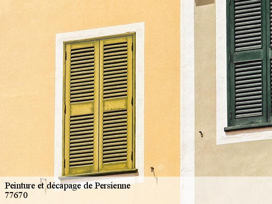 Peinture et décapage de Persienne  saint-mammes-77670 Entreprise Desimpel 77