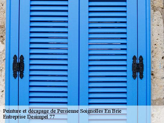 Peinture et décapage de Persienne  soignolles-en-brie-77111 Entreprise Desimpel 77