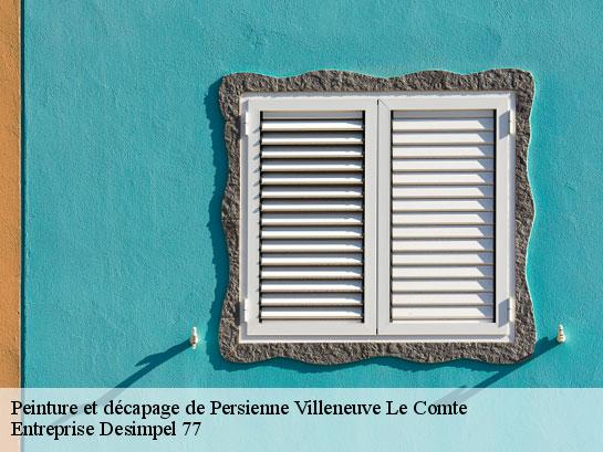 Peinture et décapage de Persienne  villeneuve-le-comte-77174 Entreprise Desimpel 77