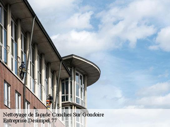 Nettoyage de façade  conches-sur-gondoire-77600 Entreprise Desimpel 77