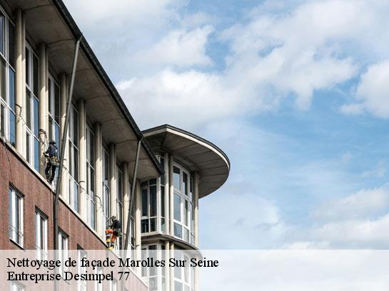 Nettoyage de façade  marolles-sur-seine-77130 Entreprise Desimpel 77