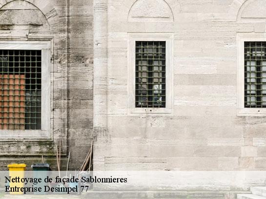 Nettoyage de façade  sablonnieres-77510 Entreprise Desimpel 77