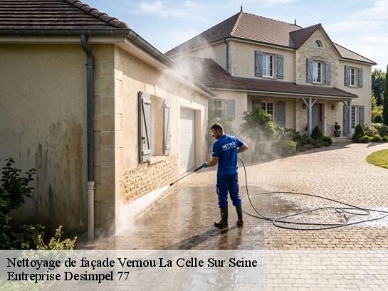 Nettoyage de façade  vernou-la-celle-sur-seine-77670 Entreprise Desimpel 77
