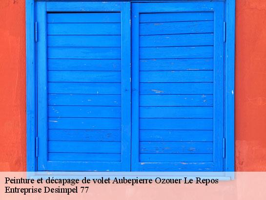 Peinture et décapage de volet  aubepierre-ozouer-le-repos-77720 Entreprise Desimpel 77