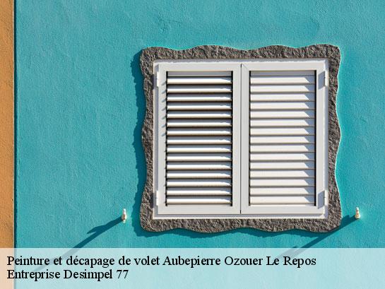 Peinture et décapage de volet  aubepierre-ozouer-le-repos-77720 Entreprise Desimpel 77
