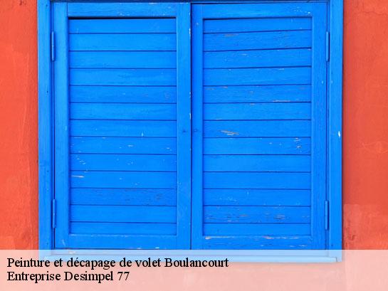 Peinture et décapage de volet  boulancourt-77760 Entreprise Desimpel 77