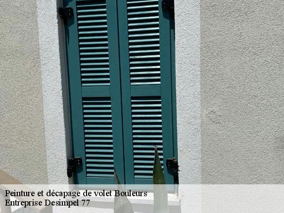 Peinture et décapage de volet  bouleurs-77580 Entreprise Desimpel 77
