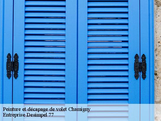 Peinture et décapage de volet  chamigny-77260 Entreprise Desimpel 77