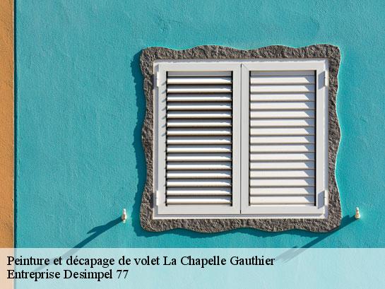 Peinture et décapage de volet  la-chapelle-gauthier-77720 Entreprise Desimpel 77