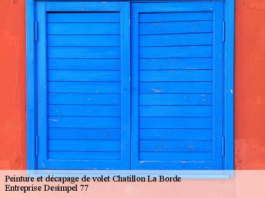 Peinture et décapage de volet  chatillon-la-borde-77820 Entreprise Desimpel 77