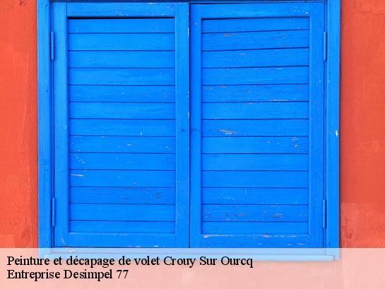 Peinture et décapage de volet  crouy-sur-ourcq-77840 Entreprise Desimpel 77