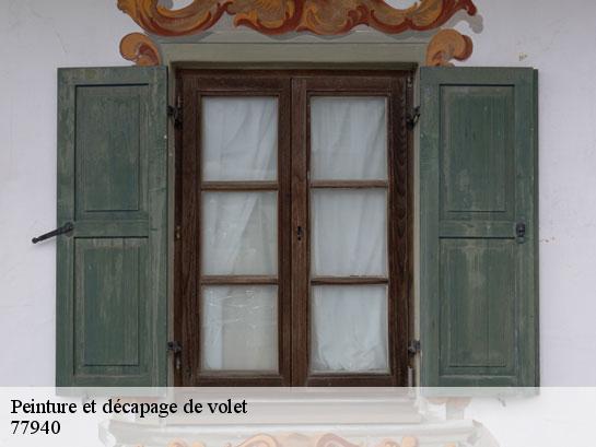 Peinture et décapage de volet  esmans-77940 Entreprise Desimpel 77