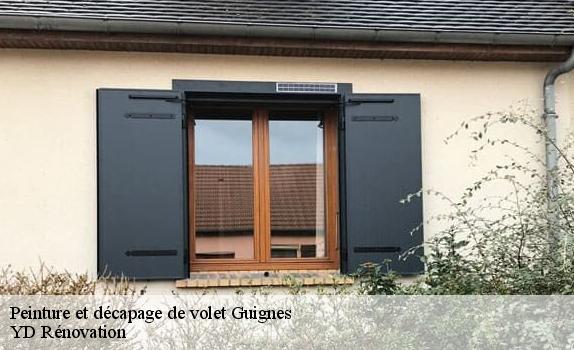 Peinture et décapage de volet  guignes-77390 YD Rénovation