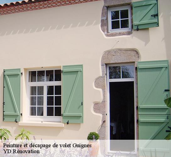 Peinture et décapage de volet  77390